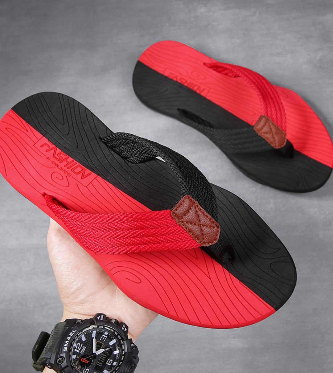 Bequeme Flip-Flops für Herren - Leicht, Rutschfest, Ideal für Sommer - Komfortable Sandalen für jeden Anlass