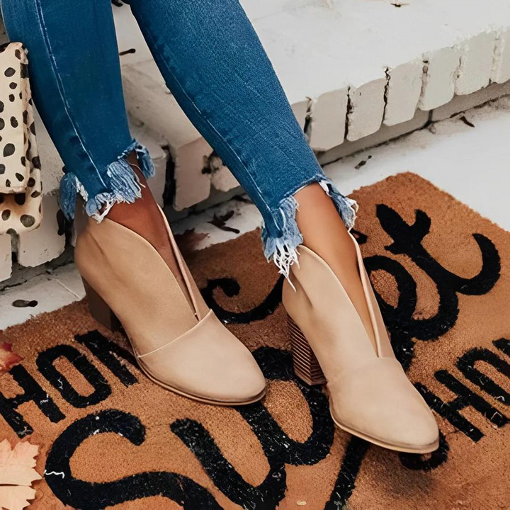 Booties | Stylische offene Stiefeletten