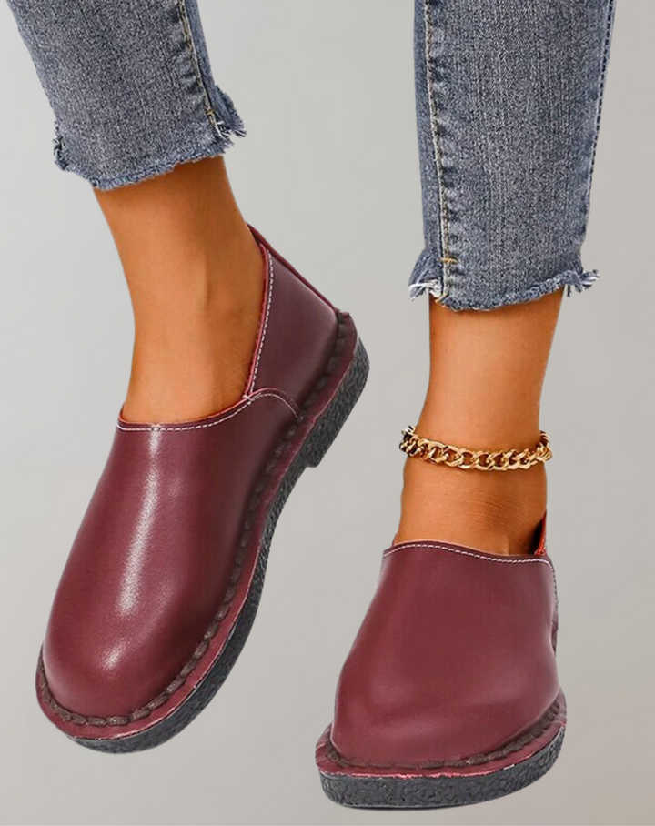 Damen Loafers Flicken