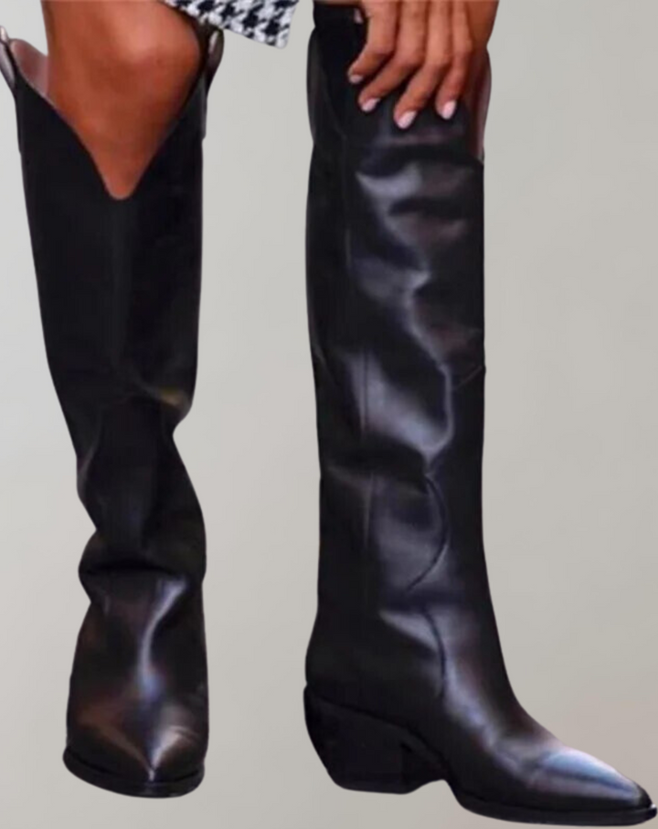 Damen - Stiefel - mit spitzer Kante - Elegante Damenstiefel für jede Gelegenheit