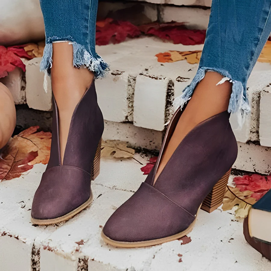 Booties | Stylische offene Stiefeletten