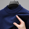 Herren-Pullover mit unterem Saum