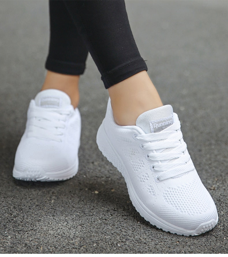 Damen - Laufschuhe - Leichte Sneakers - Komfortable Sportschuhe für aktive Frauen