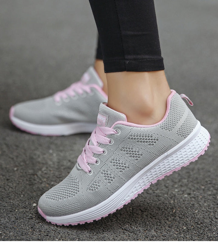 Damen - Laufschuhe - Leichte Sneakers - Komfortable Sportschuhe für aktive Frauen