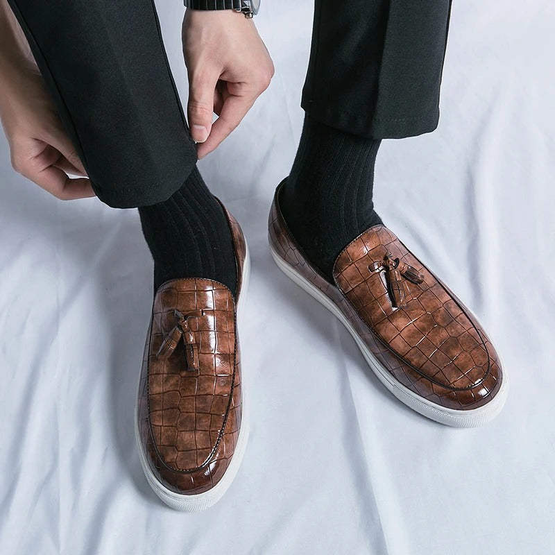 Bequeme Loafers für Männer - Elegante Schuhe aus weichem Leder - Ideal für Freizeit und Büro