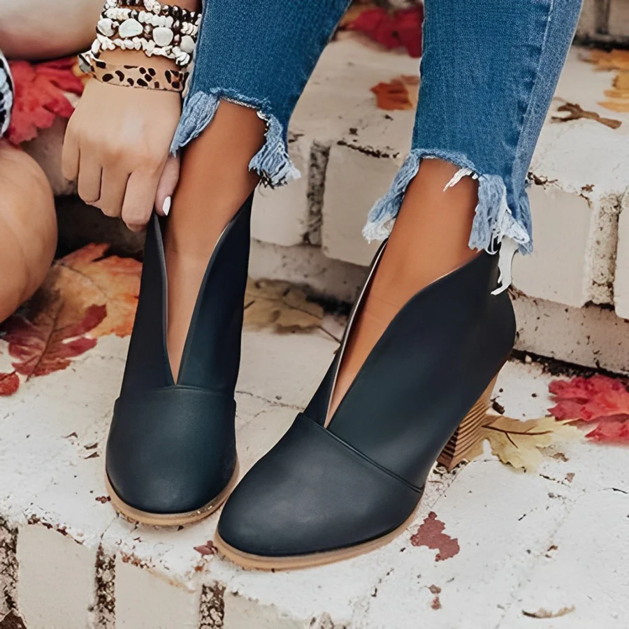 Booties | Stylische offene Stiefeletten