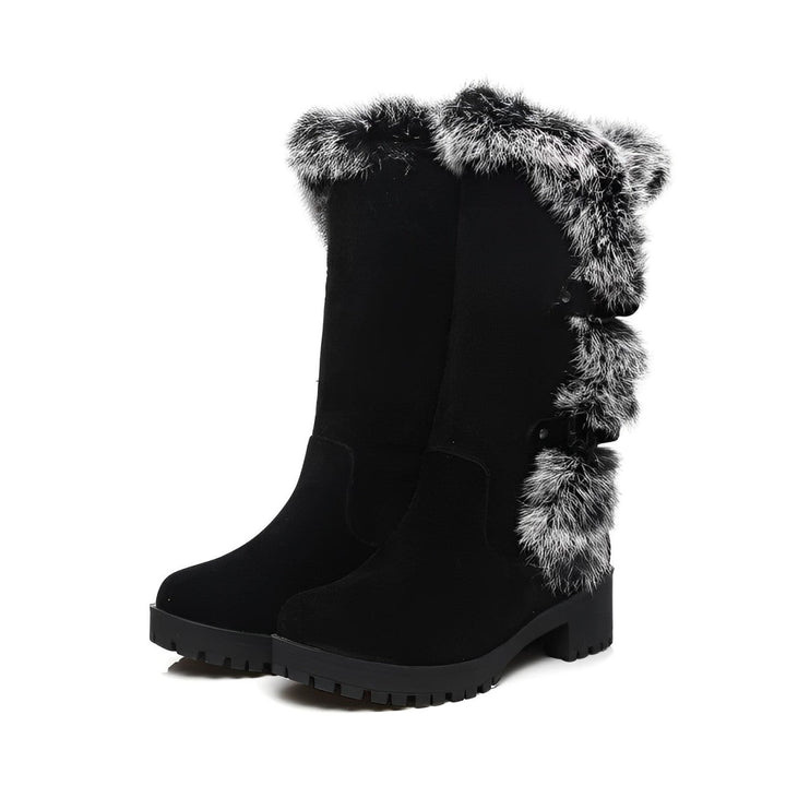 Damen - Schneestiefel - Stilvolle Wildleder - Bequeme Winterstiefel für kalte Tage