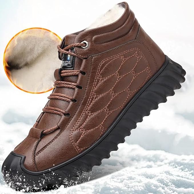 Herren - Winterstiefel - Wasserfest - Warme Schneeschuhe für kalte Tage - Ideale Fußbekleidung