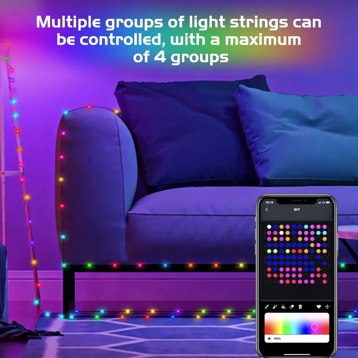 Weihnachtsbaum RGB Lichter Smart Bluetooth Steuerung