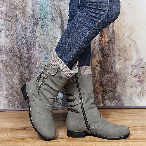 Damen - Winterstiefel - Superbequem & Gemütlich - Perfekt für kalte Tage - Stylische Fußbekleidung