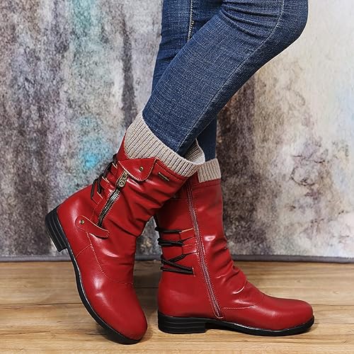 Damen - Winterstiefel - Superbequem & Gemütlich - Perfekt für kalte Tage - Stylische Fußbekleidung