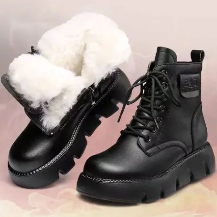 Damen - Gepolsterte Stiefel - Robuste Sohlen - Bequeme und stilvolle Stiefel für jeden Anlass