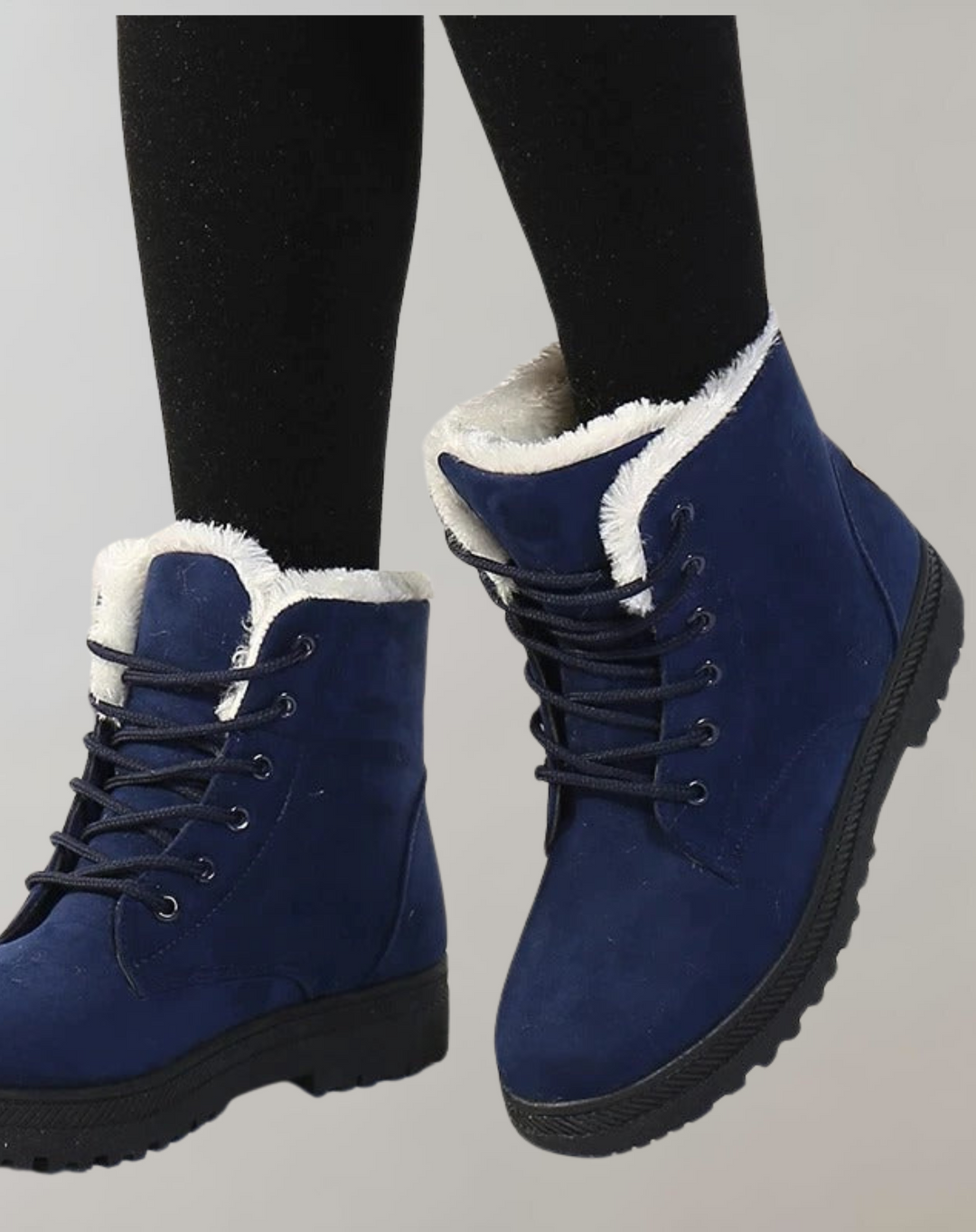 Damen - Stiefeletten - Kuscheliges Material für warme Füße - Bequeme Winterstiefel für stilvolle Frauen