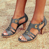 Bequeme Sandalen mit hohem Absatz