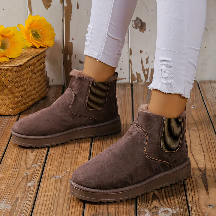 Damen - Winterstiefel - Warm und kuschelig - Stylische Schuhe für kaltes Wetter