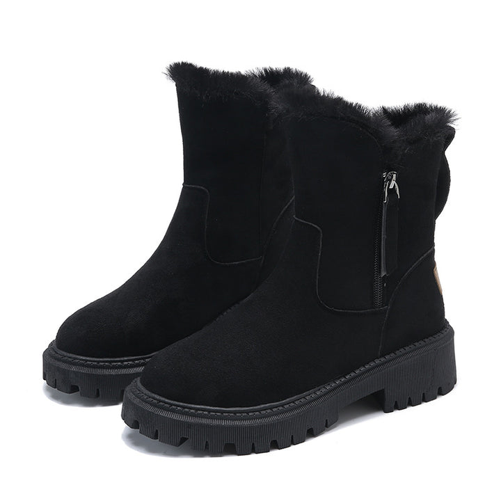 Damen - Gepolsterte Stiefel für - Bequeme und stylische Schuhe - Ideal für den Herbst und Winter