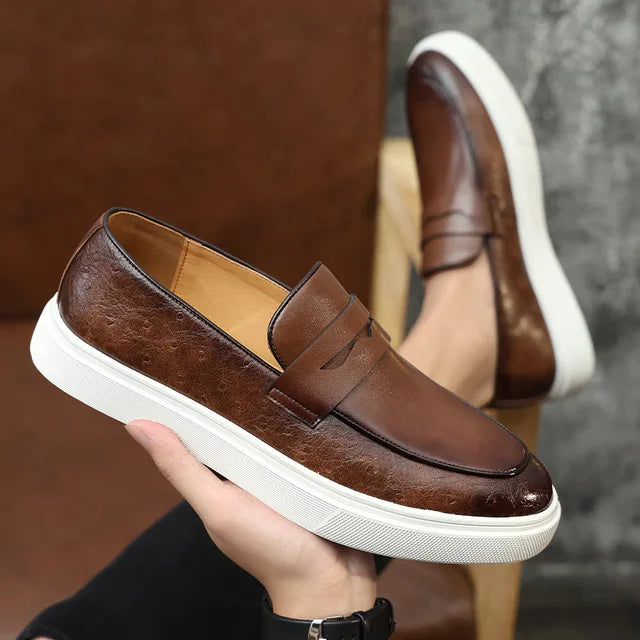 Britische Penny Loafers