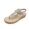 Modische Damen-Sandalen mit Strass und Plateau