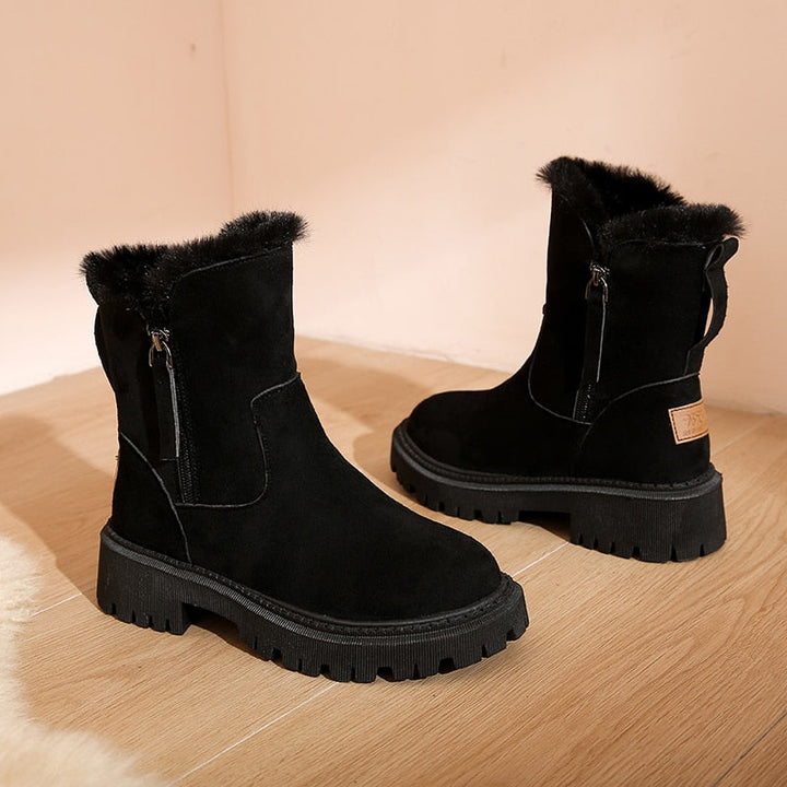 Knöchelhohe Damen-Schneestiefel