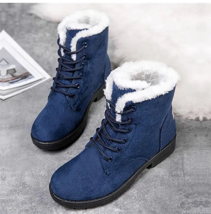 Damen - Schnee-Stiefel - Warm gefüttert - Wasserfest - Ideale Winter-Boots für kalte Tage