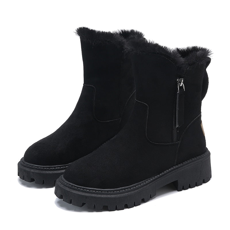 Knöchelhohe Damen-Schneestiefel