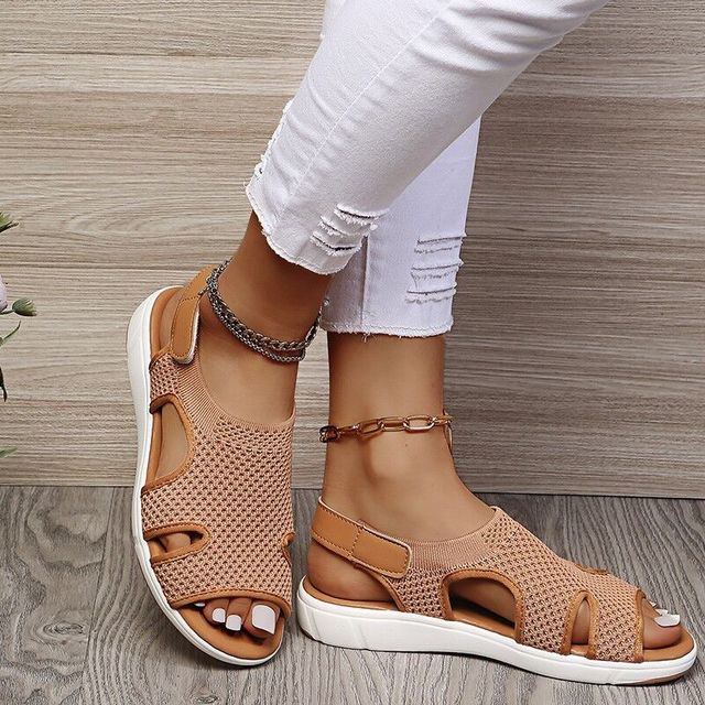 Ergonomische Damensandalen mit atmungsaktivem Material