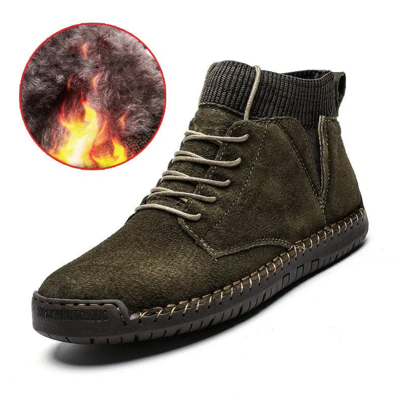 Herren - Warme Stiefel - Wasserabweisendes Material - Bequeme Winterstiefel für kalte Tage