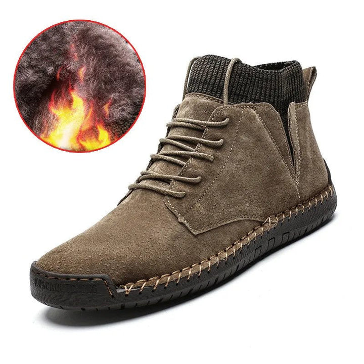 Herren - Warme Stiefel - Wasserabweisendes Material - Bequeme Winterstiefel für kalte Tage