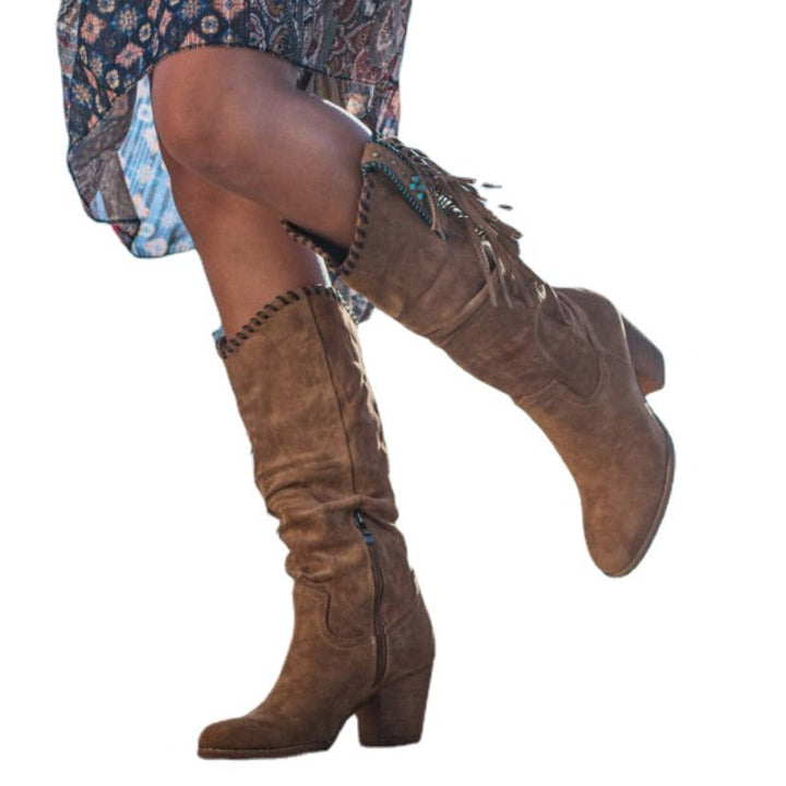 Stylische Wild West Stiefel für Damen