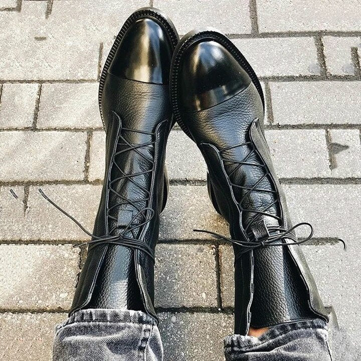 Damen - Winterstiefel - Echtes Leder - Warme und Stilvolle Stiefel für die kalte Jahreszeit