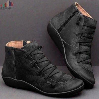 Damen - Stiefeletten - Elegantes Design aus hochwertigem Leder - Modische Stiefeletten für jeden Anlass