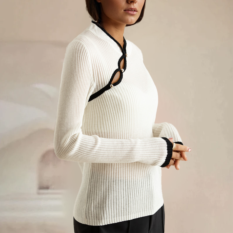 Eleganter Pullover aus peruanischer Wolle