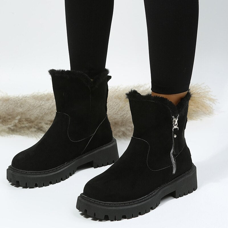 Damen - Winterstiefel - Superwarme, Bequeme Stiefel für kalte Tage - Winter Schuhe