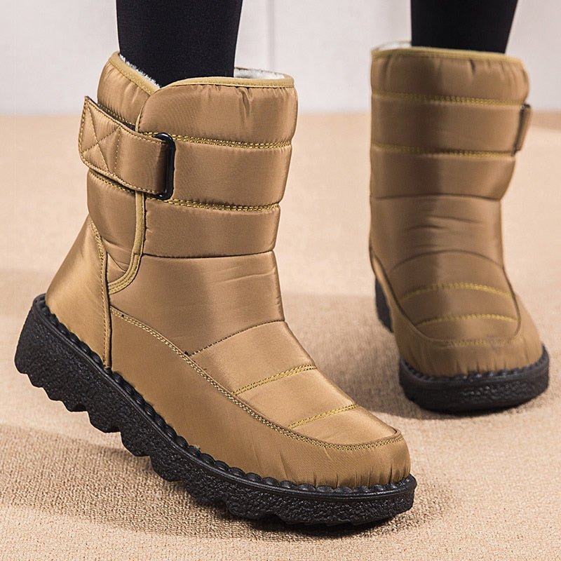 Damen - Winter-Stiefeletten - Gefüttert & Warm - Ideale Begleiter für kalte Tage und Schnee