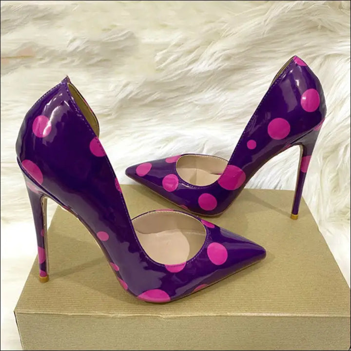 Dot Pointed Dünn Heel High Heel Schuhe