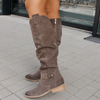 Damen - Modische Stiefel - Trendy Design - Bequeme Fußbekleidung für jeden Anlass