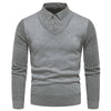 Zweiteiliger Pullover mit Fleece