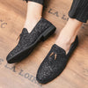 Elegante Slipper mit Glitzer und Tasseln