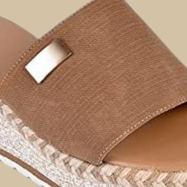 Lässige Keilabsatz-Sandalen mit Espadrille-Sohle