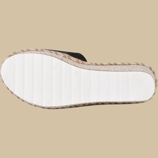 Lässige Keilabsatz-Sandalen mit Espadrille-Sohle